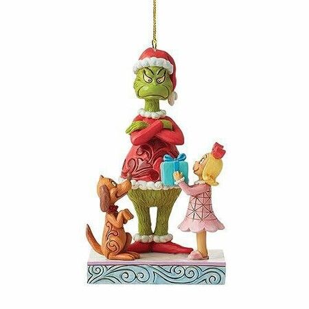 16pcs Christmas Tree Grinch Acrylic Pendant  Funny Green Accessories Christmas Pendants Hanging