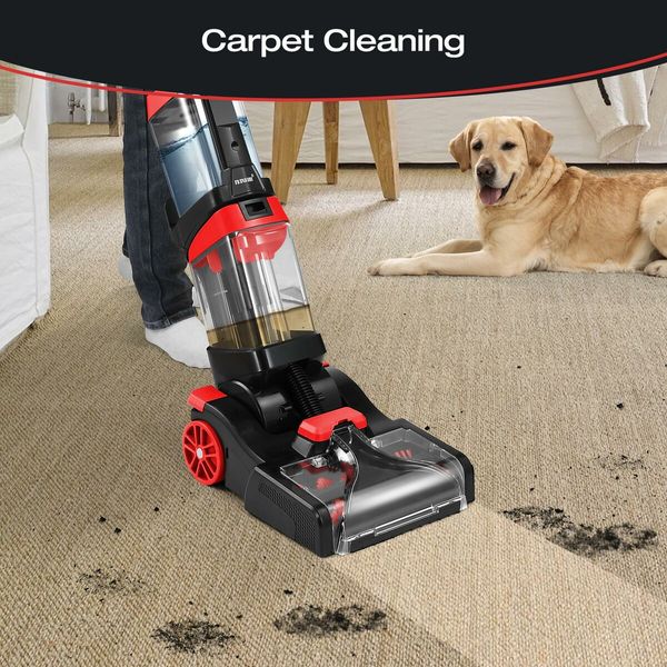 Carpet Cleaner Upholstery Wet Dry Hard Floor Sofa Spot Rug Stain Remover Vacuum 4in1 Deep Cleaning Machine Faster Drying Portable with Heater