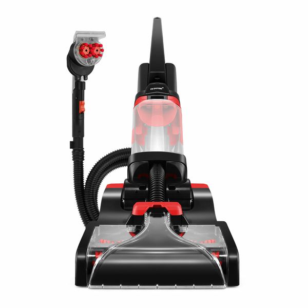 Carpet Cleaner Upholstery Wet Dry Hard Floor Sofa Spot Rug Stain Remover Vacuum 4in1 Deep Cleaning Machine Faster Drying Portable with Heater