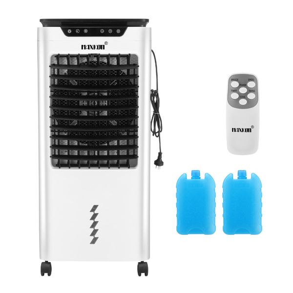 Maxkon 3 In 1 Evaporative Air Cooler Portable Cooling Fan Purifier Humidifier 36L Remote Control Swamp Home Commercial Industrial Ionizer Conditioner