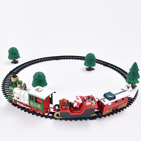 Christmas Village Set Battery Operated Christmas Tree Decoration Train Set