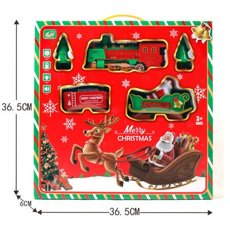 Christmas Village Set Battery Operated Christmas Tree Decoration Train Set