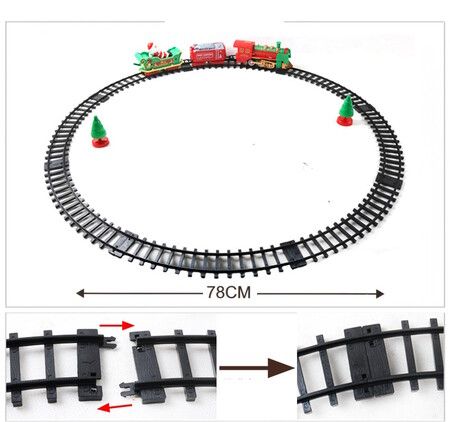 Christmas Village Set Battery Operated Christmas Tree Decoration Train Set