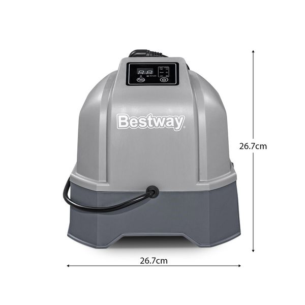 Bestway Hydrogenic Saltwater Chlorinator 6g/h Self Cleaning Salt Water Chlorine Generator Generating System for Above Ground Swimming Pools