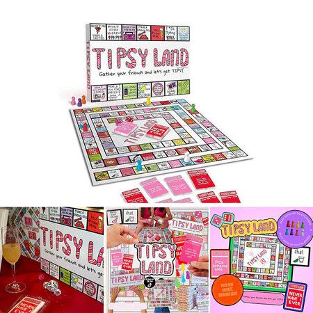 Tipsy Land Bachelorette Edition Your New Favorite Party Board GameCalling Out Friends, Silly Dares & Confessions Party game