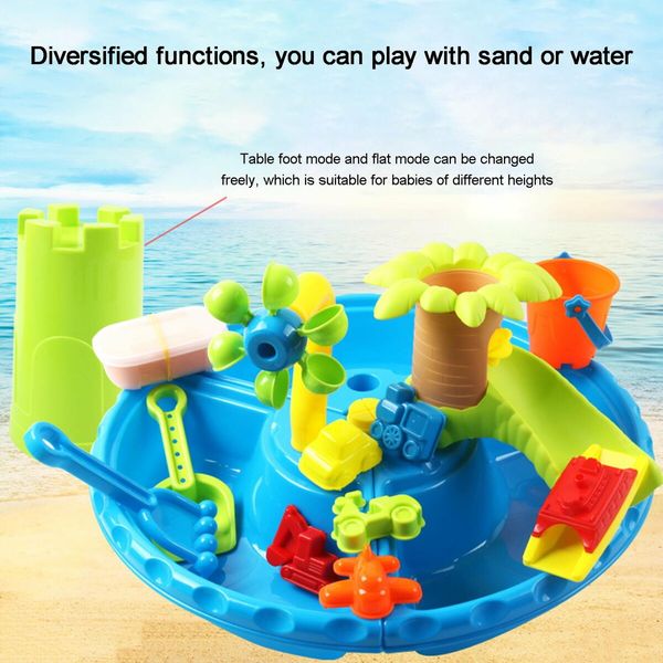 Kids Sand And Water Table Toys Beach Play Set for Beach Summer Indoor And Outdoor Use,Shower Toy,Sandbox,Birthday Gift