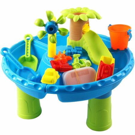 Kids Sand And Water Table Toys Beach Play Set for Beach Summer Indoor And Outdoor Use,Shower Toy,Sandbox,Birthday Gift