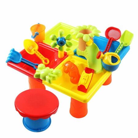 Kids Sand And Water Table Toys Beach Play Set for Beach Summer Indoor And Outdoor Use,Shower Toy,Sandbox,Birthday Gift