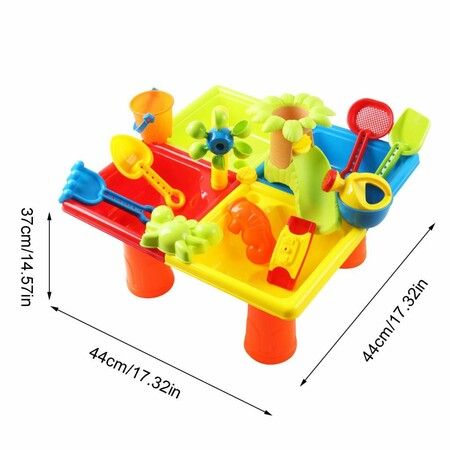 Kids Sand And Water Table Toys Beach Play Set for Beach Summer Indoor And Outdoor Use,Shower Toy,Sandbox,Birthday Gift