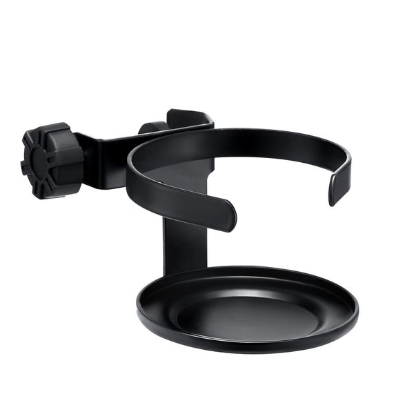 Mic Stand Cup Holder Adjustable Microphone Mount Drink Water Bottle Organiser