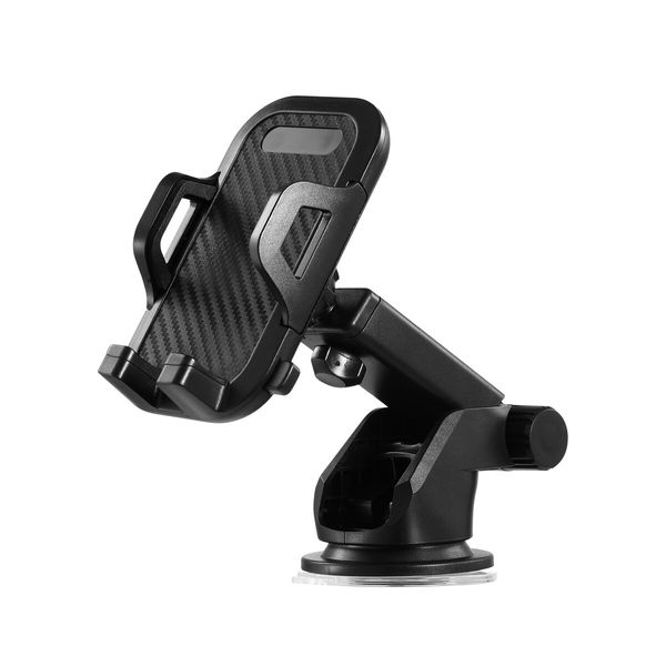 Car Mount Phone Holder Auto Vehicle Cellphone Automobile iPhone Grip Telescopic Adjustable for Windscreen Dashboard Air Vent