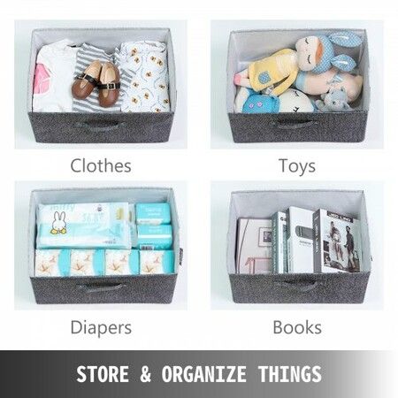 Dresser Storage Tower with 5 Fabric Drawer Steel Frame Storage Cabinet Bin Storage Organizer Unit Fabric Cube Dresser Chest Cabinet Light Gray (Gray/Wide)