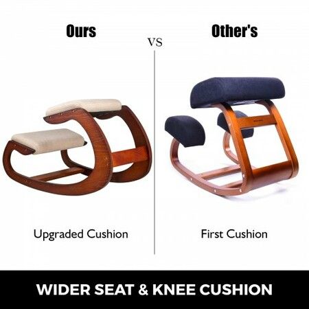 Ergonomic Kneeling Chair Wooden Neck Relief Relieve Fatigue Wood Stool