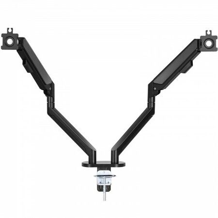 Dual Monitor Mount, Supports 13"-35"锛?30-889 mm锛塖creens, Fully Adjustable Gas Spring Monitor Arm, Holds up to 12 kg per Arm, Computer Stand Holder with C-Clamp/Grommet Mounting Base, VESA Mount Bracket