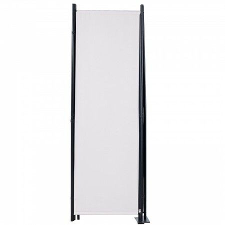 Room Divider, 88×67.5inch Room Dividers and Folding Privacy Screens (4-panel), Fabric Partition Room Dividers for Office, Bedroom, Dining Room, Study, Freestanding, White