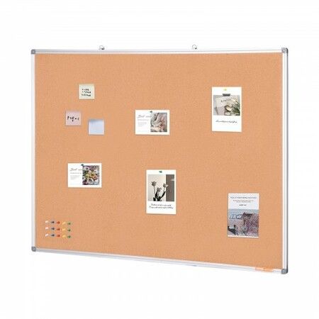 48"x36" Large Cork Board 鈥?Wall-Mounted Bulletin Board with Pin Board