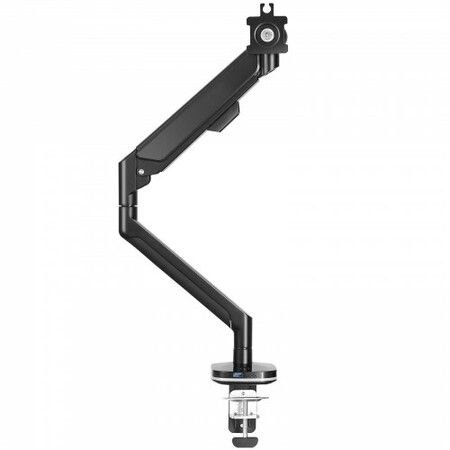 Single Monitor Mount, Supports 13"-35"锛?30-889 mm锛塖creen, Fully Adjustable Gas Spring Monitor Arm, Holds up to 12 kg, Computer Monitor Stand Holder with C-Clamp/Grommet Mounting Base, VESA Mount Bracket