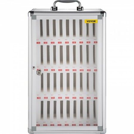 Cell Phones Storage Cabinet Clear Pocket Chart Storage Locker Box 36 Slots