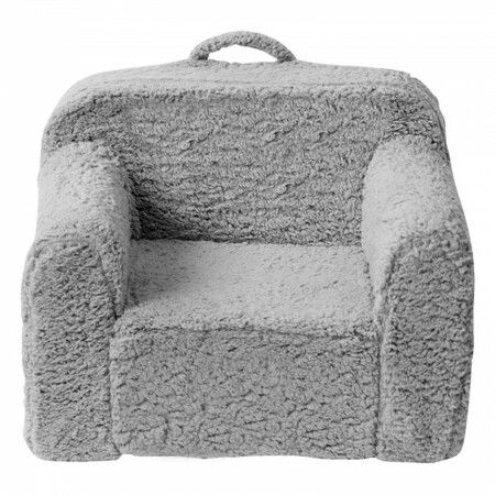 Kids Armchair, Kids Sofa with High-density 25D Sponge, Snuggly-Soft Toddler Chair, Sherpa Fabric Reading Couch for Bedroom and Playroom