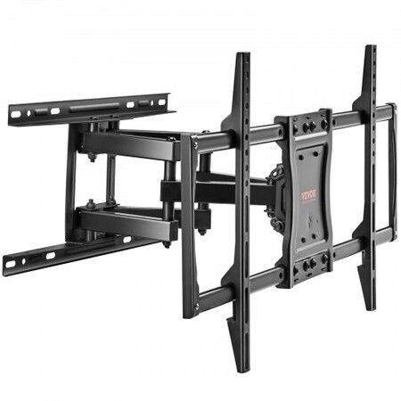 Full Motion TV Mount Fits for Most 37-75 inch TVs, Swivel Tilt Horizontal Adjustment TV Wall Mount Bracket with 4 Articulating Arms, Max VESA 600x400mm, Holds up to 132 lbs