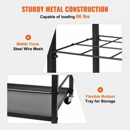 Blueprint Storage Rack 12 Slots Mobile Roll File Holder for Architectural