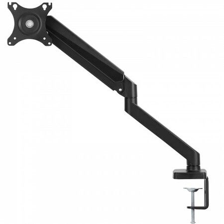 Single Monitor Mount, Supports  13"-32" (330-813 mm) Screen, Fully Adjustable Gas Spring Monitor Arm, Hold up to 9.1 kg, Computer Monitor Stand Holder with C-Clamp/Grommet Mounting Base, VESA Mount Bracket