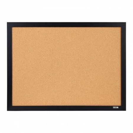 Cork Board Bulletin Board 36" x 24" with MDF Sticker Frame Wall Mounted