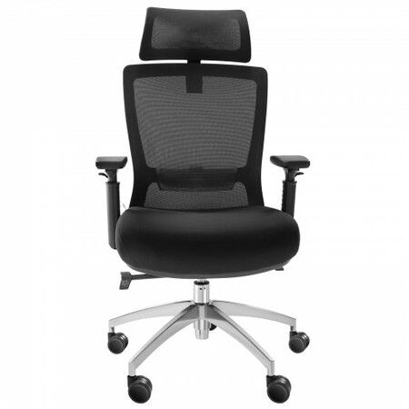 Ergonomic Office Chair with Slide Seat, Desk Chair with Mesh Seat, Angle and Height Adjustable Home Office Chair with Back and Lumbar Support, Swivel Computer Task Chair