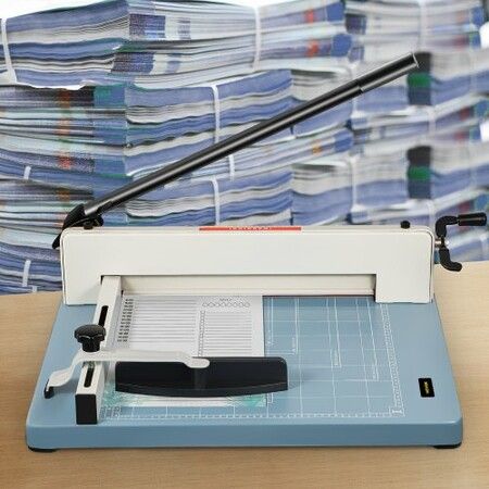 Industrial Paper Cutter A3 Heavy Duty Paper Cutter 17 Inch Paper Cutter Heavy Duty 400 Sheets Paper with Clear Cutting Guide for Offices, Schools, Businesses and Printing Shops