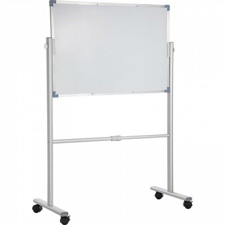 Mobile Dry Erase Board Magnetic Whiteboard w/ Stand 60 x 90cm Double Sided