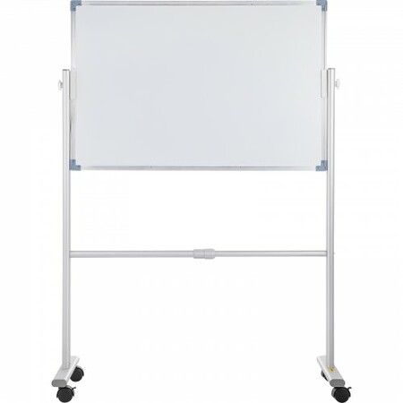 Mobile Dry Erase Board Magnetic Whiteboard w/ Stand 60 x 90cm Double Sided