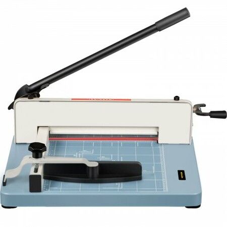 Industrial Paper Cutter A4 Heavy Duty Paper Cutter 12 Inch Paper Cutter Heavy Duty 400 Sheets Paper Guillotine with Clear Cutting Guide Grids for Offices, Schools, Businesses and Printing Shops