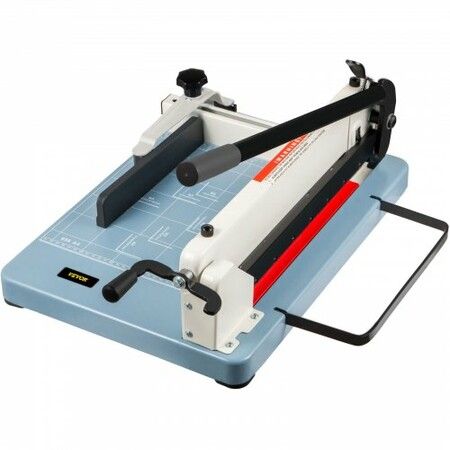 Industrial Paper Cutter A4 Heavy Duty Paper Cutter 12 Inch Paper Cutter Heavy Duty 400 Sheets Paper Guillotine with Clear Cutting Guide Grids for Offices, Schools, Businesses and Printing Shops