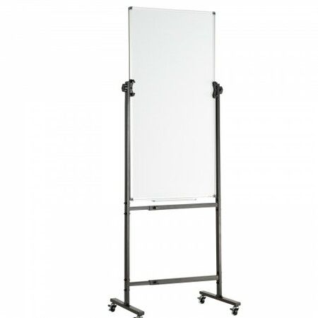 Rolling Magnetic Whiteboard Double-sided Mobile Whiteboard 24 x 48 inch