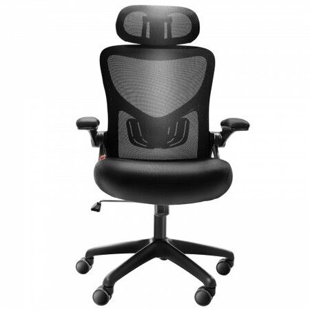 Office Chair with Adjustable Lumbar Support, High Back Ergonomic Desk Chair with Adjustable Headrest, 2D Armrest, Ergonomic Office Chair Backrest, Computer Chair for Home Office