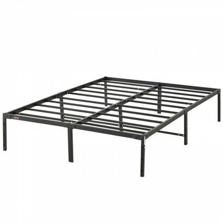 Full Size Bed Frame, 14 inch Metal Bed Frame Platform, 1500 lbs Loading Capacity Bed Fram Noise Free, Heavy Duty Mattress Foundation, Easy Assembly