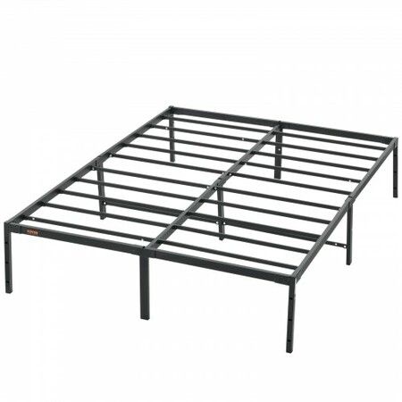 Full Size Bed Frame, 14 inch Metal Bed Frame Platform, 1500 lbs Loading Capacity Bed Fram Noise Free, Heavy Duty Mattress Foundation, Easy Assembly