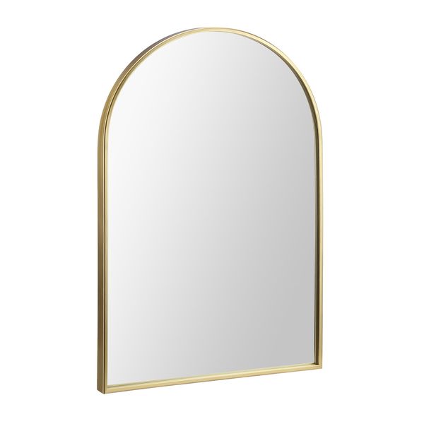 Arch Mirror Wall Vanity Large Bathroom Decorative Mount Gold Framed Makeup Shower Dressing Shaving Bedroom Hallway Decor