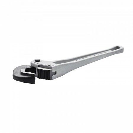 Aluminum Straight Pipe Wrench 14 in Automatic Jaw Adjustment 60CRV Jaw