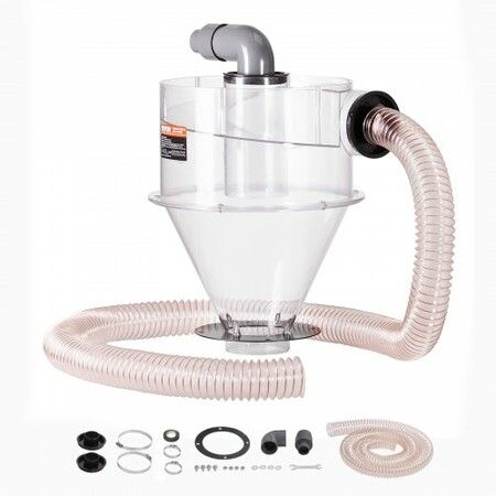 Cyclone Dust Separator Vacuum Cleaner Separator 102mm for 18.9-37.85L Tank