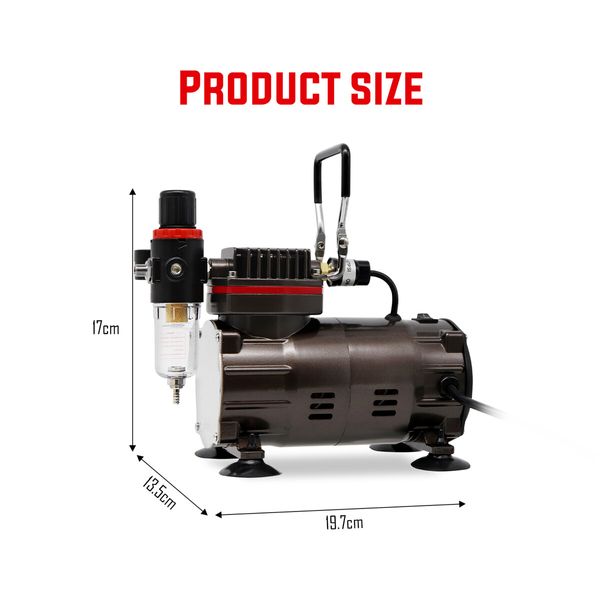 Airbrush Kit Compressor Sprayer Gun Painting Air Brush Set Machine Equipment for Car Decoration Model Art Makeup Nails Tattoo Graffiti