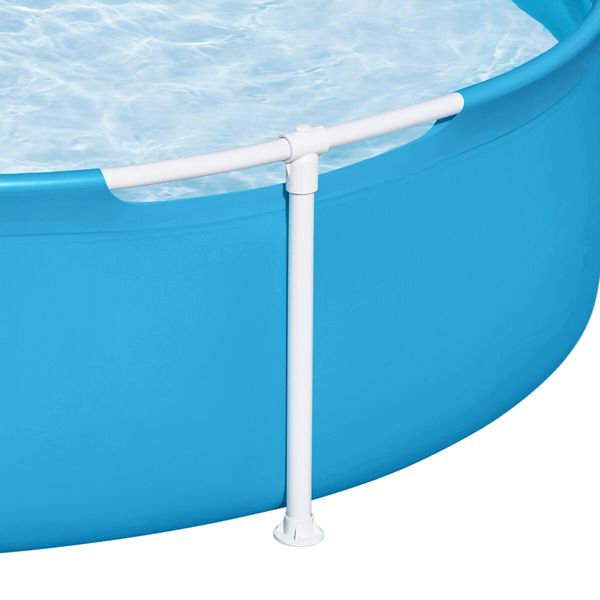 Bestway Round Above Ground Swimming Pool My First Frame 1.52m x 38cm for Kids 2+ Water Play Centre Fast Easy Set Up Outdoor Backyard