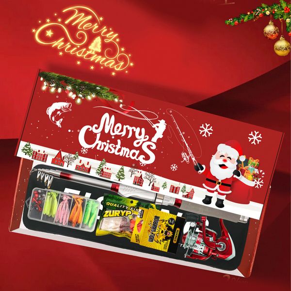 Fishing Advent Calendar,Fishing Christmas Countdown 24 Days,Fish Tackle Set,Christmas Surprise Fishing Bait Gift,Fishing Lures Set