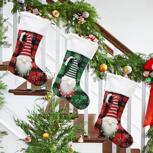 4 Pack Grinch Christmas Ugly Stockings  Christmas Decorations Grinches Decor Ornaments Holiday Home Indoors