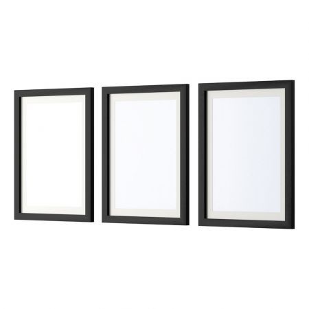 Artiss Photo Frame 3PCS Set Black