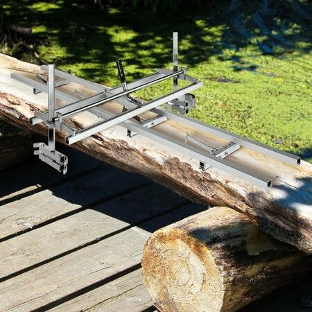 Chainsaw Mill 14"-36" Guide Bar and 9 ft Aluminum Rail Mill Guide System