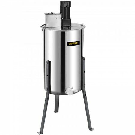 3/6 Frame Electric Honey Extractor Beekeeping Stainless Steel W/ 3 Legs