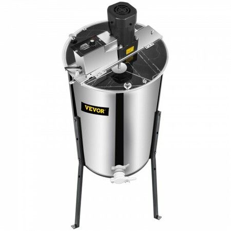 3/6 Frame Electric Honey Extractor Beekeeping Stainless Steel W/ 3 Legs