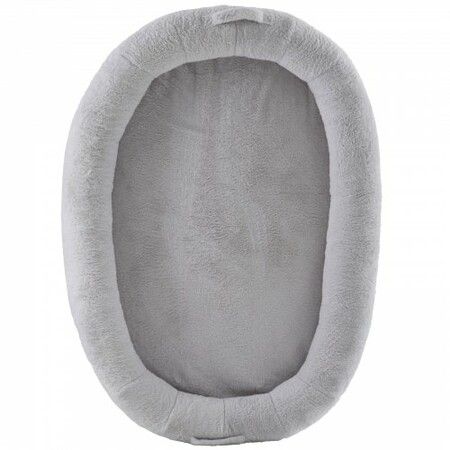 Human Dog Bed 1825x1220x254 mm Human Size Dog Bed Washable Faux Rabbit Fur