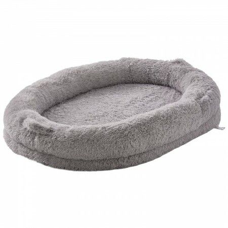 Human Dog Bed 1820x1220x250 mm Human Size Dog Bean Bed Washable PV Velvet